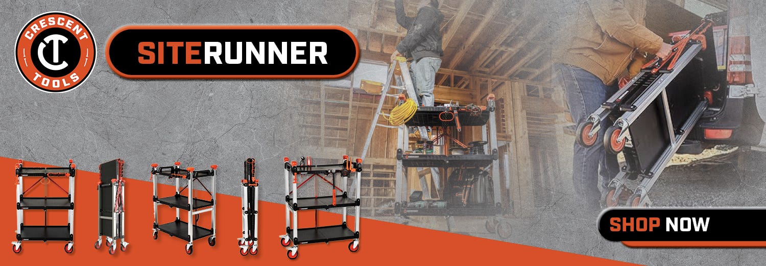 crescent siterunner jobsite cart