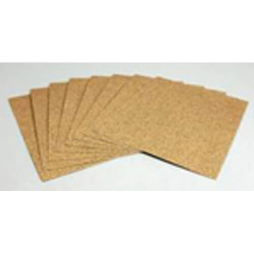 ARC™ 74117 Coated Abrasive Sheet, 11 in L x 9 in W, Fine Grade, Emery Abrasive, Cloth Backing