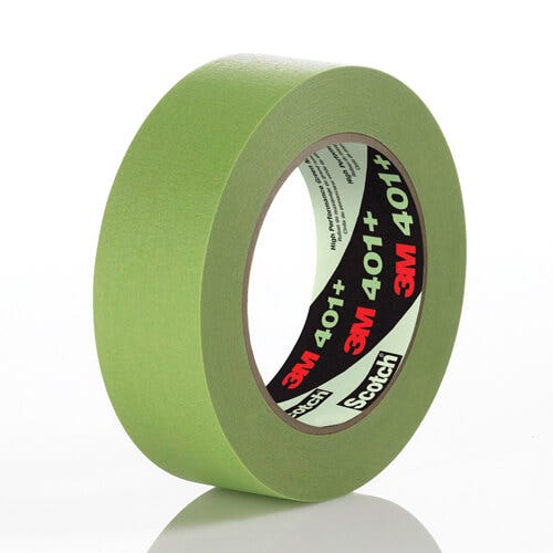 3M™ 00051115647635 High Performance Masking Tape, 55 m L x 48 mm W, 6.7 mm thick, Natural/Synthetic Rubber Adhesive