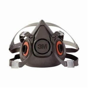 3Mâ„¢ 00051131070264 Half Face Mask 6000, Large, Bayonet Connection