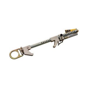 3M™ DBI-SALA® 2108410 Fall Protection, for use with I-Beam, 45 x 2-1/2 x 5 in, Aluminum/Stainless Steel, Silver