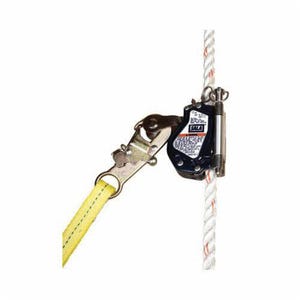 3M™ DBI-SALA® 5000335 Lad-Saf™ Mobile Rope Grab, 310 lb Weight Capacity, 5/8 in dia Rope, Synthetic/Vinyl