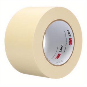 3Mâ„¢ 00021200711183 General Purpose Rubber Adhesive Masking Tape 2307, 55 m L x 24 mm W, 5.2 mm thick, Rubber Adhesive