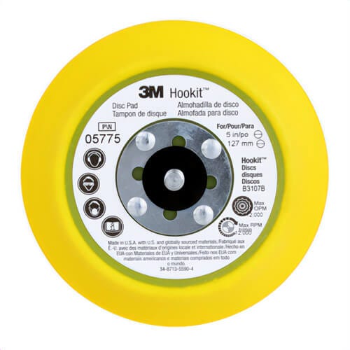 3M™ 00051141286624 Hookit™ Medium Density Regular Disc Pad 5 in dia Hook