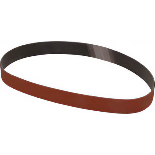 3M™ 00051144774913 File Aluminum Oxide Abrasive Belt, 1/2 in W Belt x 24 in L, 80 Grit, Medium Grade, Polyester Backing