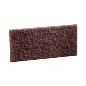 3Mâ„¢ 048011-08004 Doodlebugâ„¢ Scrub Strip Pad, 10 in L x 4-5/8 in W x 1/2 in thick, Brown