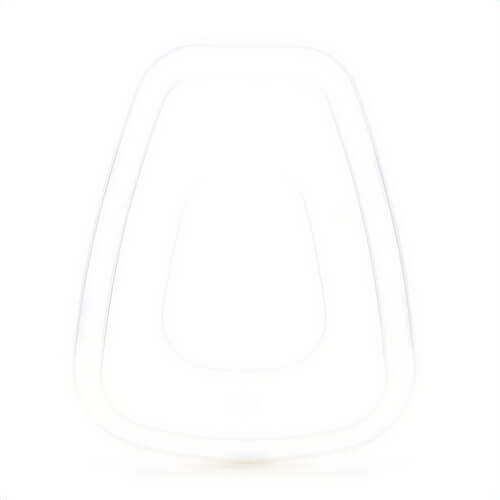 3M™ 051138-17668 Filter Retainer, for use with 5000 and 6000 Series Respirators, Translucent White