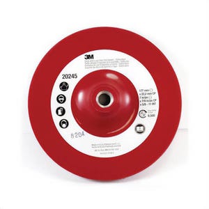 3Mâ„¢ 51141288901 Hook and Loop Disc Pad Holder, 915CP, 5 in, 10 Each