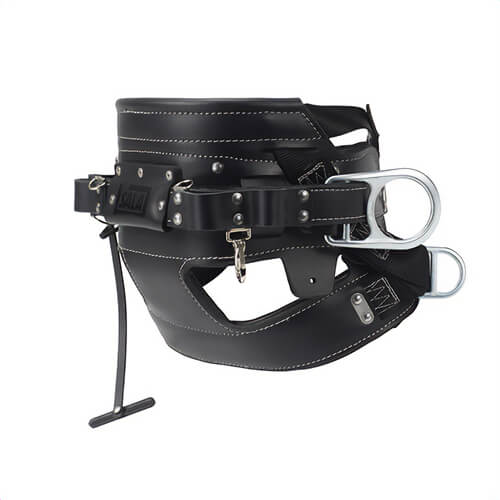 3M™ DBI-SALA® 1001400 Belt Lineman, Tongue Buckle, Leather Webbing, Stainless Steel Grommet Hardware