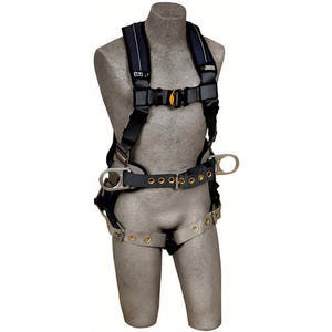 3M™ DBI-SALA® 1108507 ExoFit™ Positioning Harness, Extra-Large, 420 lb Load, Polyester Strap, Quick-Connect Leg Strap Buckle