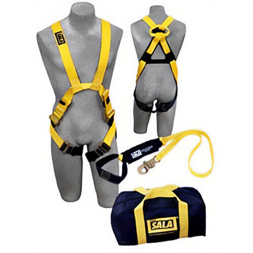 3M™ DBI-SALA® 1150054 Utility Arc Flash Fall Protection Kit, Harness, Lanyard, 6 ft, Large