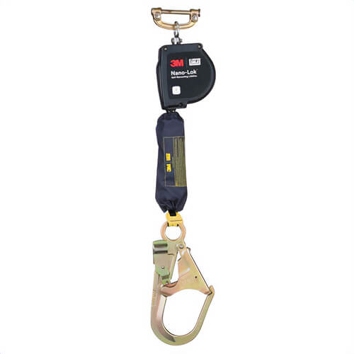 3M™ DBI-SALA® 3101228 Quick-Connect Self-Retracting Single Leg Lifeline, 420 lb Load, 6 ft L