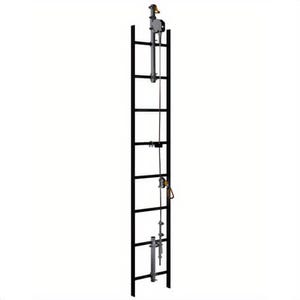 3M™ DBI-SALA® 6116631 Lad-Saf™ Cable Vertical Safety System Bracketry, 2 User, Galvanized Steel