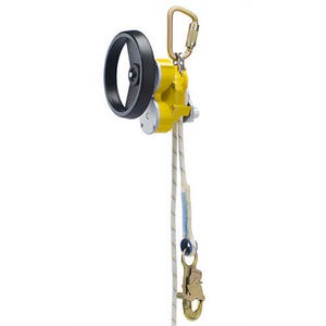3M™ DBI-SALA® 3327050 Rollgliss™ R550 Rescue and Descent Device System with Rescue Wheel, Yellow, 50 ft