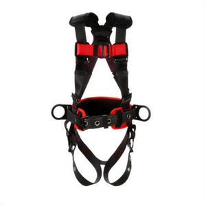 3M™ Protecta® 1161309 Construction Style Positioning Harness, Black, Medium/Large
