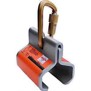 3M™ Protecta® 2199938 Reusable Sliding Rail Anchor, 5 x 3.7 x 5 in, Stainless Steel, Orange