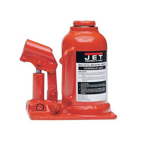 JET® 453301 JHJ Heavy Duty Hydraulic Bottle Jack, 2 ton Load, 7-1/8 in, 13-5/8 in, 4-1/2 in, 2 in Screw Length