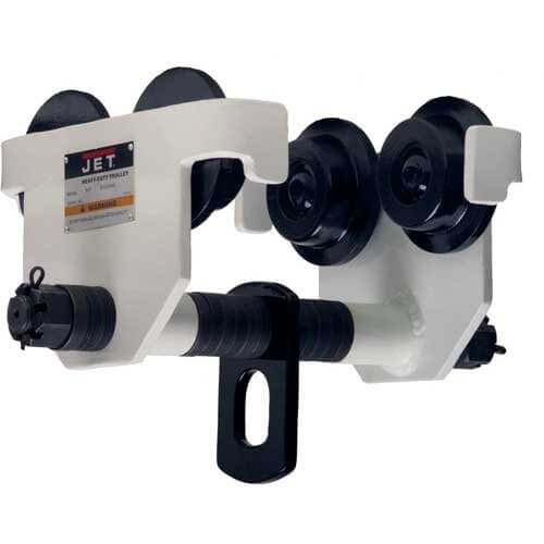 JET® 252010 PT Series Heavy Duty Manual Trolley, 2000 lb Load, 3 to 8 in, 4 in, 39 in