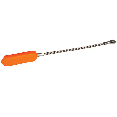 Klein® 50611ML Eyelet Leader, For Use with Wire Pulling/Cat. No. 50611, Stainless Steel Leader, Orange