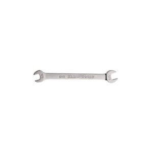 Klein® 68461 Standard Length Open End Wrench, 3/8 x 7/16 in Wrench, 15° Offset, 6 in L, Forged Alloy Steel, Polished Chrome/Nickel Plated