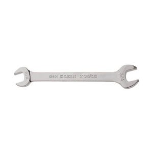 Klein® 68464 Open End Wrench, 11/16 x 3/4 in Wrench, Double End Head, 15° Offset, 9 in L, Alloy Steel, Polished Chrome/Nickel Plated