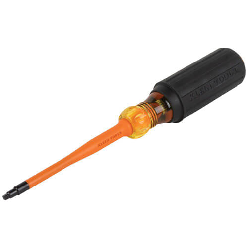 Klein® 6944INS Insulated Screwdriver, #2 Point Square Point, 8.31 in OAL, Rubber Handle
