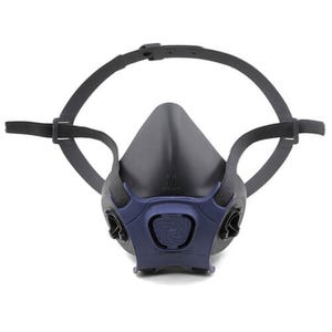 Moldex® 7113 7000 Half Mask Respirator, L, Adjustable Strap Suspension, Bayonet Connection, Resists: Organic Vapors