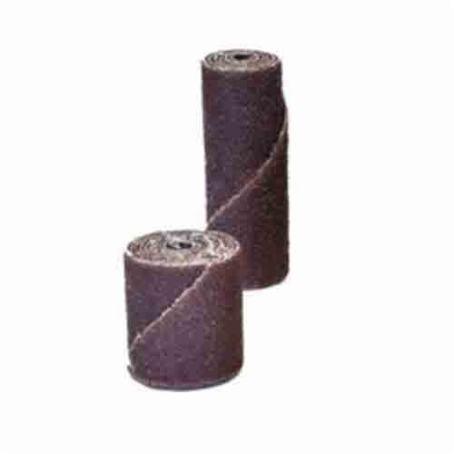 ARC™ 23408 Full Tapered Coated Cartridge Roll, 3/4 in dia x 1-1/2 in OAL, 3/16 in Pilot Hole, 120 Grit, Aluminum Oxide Abrasive