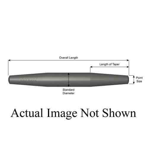 Ajax 614 Punch, Pin Punch, 7/16 in, 6 in OAL