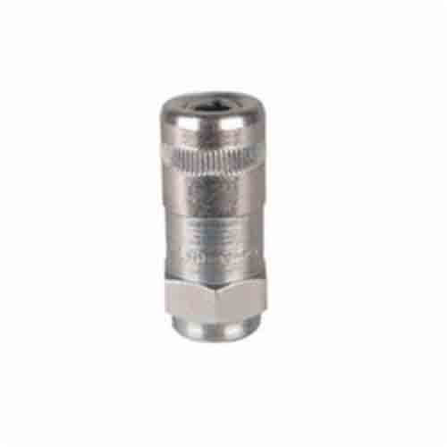Alemite® 6304-B Standard Hydraulic Coupler, 1/8 in dia Nominal, Female NPTF, Metal Seal