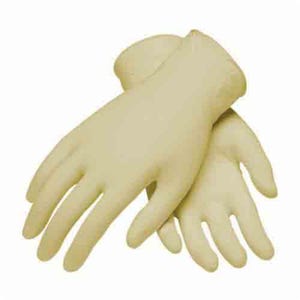 PIP® Ambi-Dex® 62-323PF/XL Disposable Gloves, XL, Natural Rubber Latex, Natural, 9.3 in L, Non-Powdered, Fully Textured, 5 mil Thick