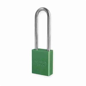 Master Lock® American Lock® A1107GRN Rekeyable Safety Padlock 1-1/2 Green
