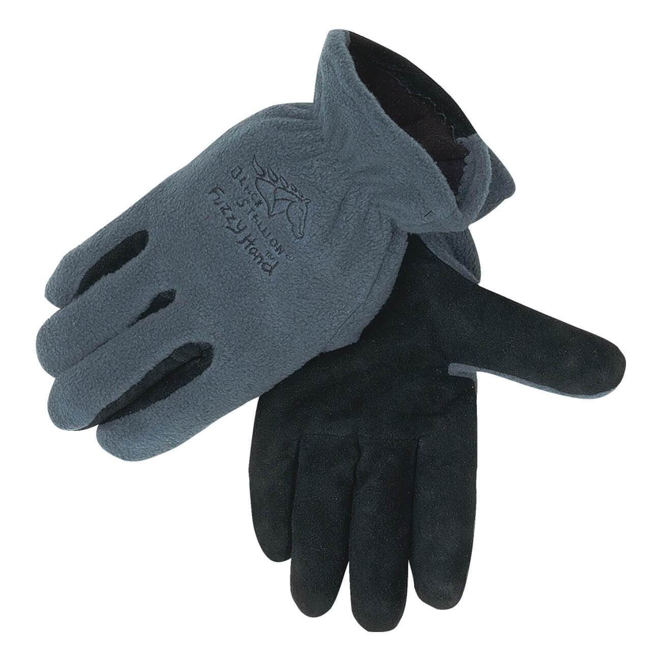 Black Stallion® 15FHXXL-GRAY Winter Gloves, Gray, 2XL