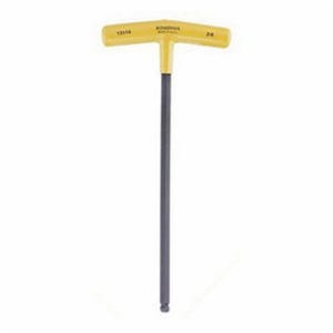Bondhus® 13168 Ball End Hex Key, Ergonomic Grip/T-Handle Handle, Protanium® High Torque Steel, ProGuard™