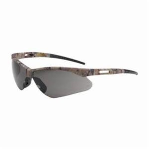 Bouton® 250-AN-10123 Anser™ 250-AN Dual Lens Safety Glasses with Adjustable Neck Cord, Anti-Scratch, Gray Lens, Semi-Rimless Frame, Camouflage