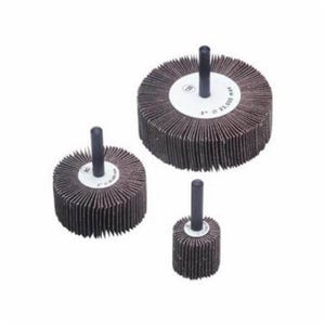 CGW® 39909 Contaminant-Free Coated Flap Wheel, 1 in dia Wheel, 1 in W Face, 1/4 in dia Shank, 80 Grit, Fine Grade