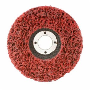 CGW® 59205 EZ Series Non-Woven Strip Wheel, 4-1/2 in dia, Extra Coarse Grade, Silicon Carbide Abrasive