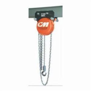 CM® Cyclone® 4766 646 Hand Chain Hoist, 0.25 ton Load, 15 ft H Lifting, 11-3/4 in Min Between Hooks