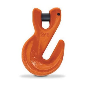 CM® 659730 Clevlok® Herc-Alloy® Dual Rated Cradle Grab Hook, 3/4 in Trade, 35300 lb Load, 80/100 Grade, Steel Alloy