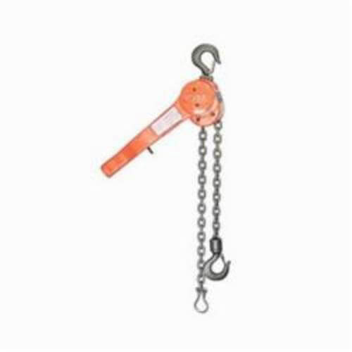 CM® 7301P Lever Chain Hoist, 0.75 ton Load, 45 lb Rated