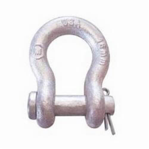 CM® M351G Super Strong Anchor Shackle, 4.5 ton Load, 5/8 in, 3/4 in dia Round Pin, Galvanized