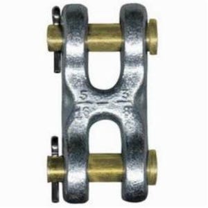 CM® M606 Double Clevis Mid Link, 6600 lb Load, Steel, Zinc Plated, 4:1 Design Factor, for use with Grade 70 Chain