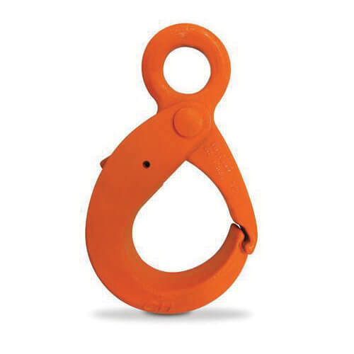 CM® M626020 Herc-Alloy® Latchlok Hook, 5/8 in Trade, 22600 lb Load, 100 Grade, Eyelet Attachment, Steel Alloy