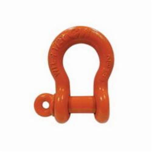 CM® M651AP Anchor Shackle, 5 ton Load, 5/8 in, 3/4 in dia Screw Pin, Orange Powder Coated