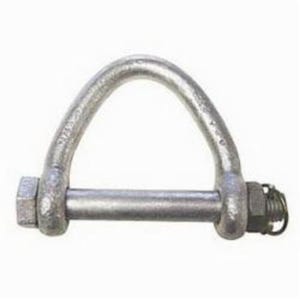 CM® M706A Web Sling Shackle, 22500 lb Load, 1-1/8 in, 1.13 in Bolt/Nut/Cotter Pin