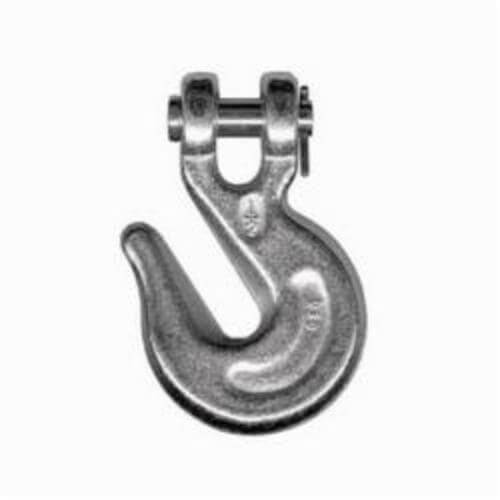CM® M807L Big Orange® Grab Hook, 7/16 in Trade, 7200 lb Load, 43 Grade, Clevis Attachment, Carbon Steel