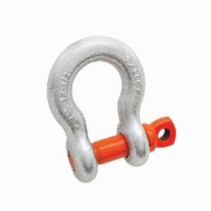 Campbell® 5412495 Anchor Shackle, 30 ton Load, 1-1/2 in, 1-5/8 in dia Screw Pin, Galvanized
