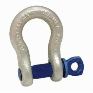 Campbell® 5413235 Anchor Shackle, 35 ton Load, 2 in, 2-1/4 in dia Screw Pin, Galvanized
