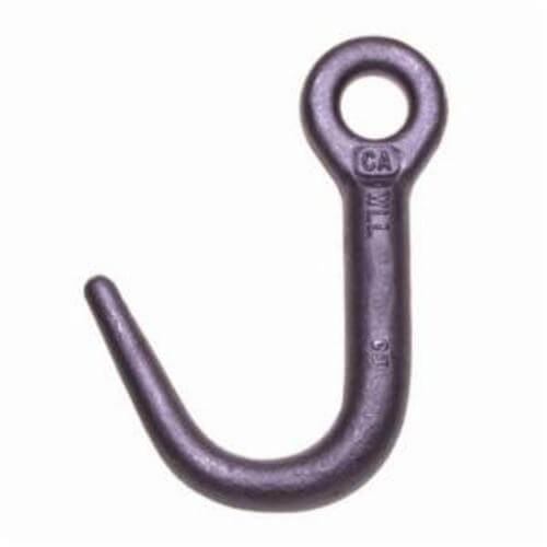 Campbell® Cam-Alloy® 5616615 Style B J-Hook, 1 in Trade, 3600 lb Load, 80 Grade, Eyelet Attachment, Forged Alloy Steel