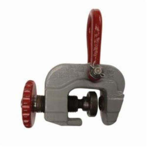 Campbell® 6421000 Screw Adjusted Cam Plate Clamp, 1 ton Load, 1 in Jaw Opening, 6-1/4 in OAW, Forged Steel, Load Activated/Screw Locking